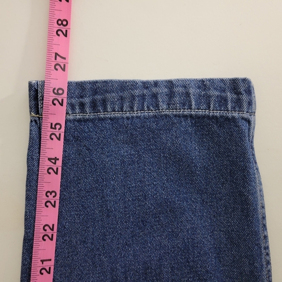 Madewell Patch Pocket V Neck Staight Ankle Zip Up Denim Jumpsuit Coveralls - Picture 12 of 12